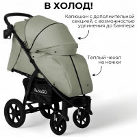 Коляска детская BUBAGO Cross air цвет стальной
