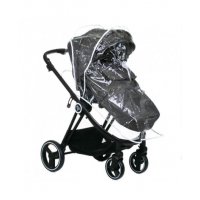 Коляска детская 2в1 BabyZz В102, серая