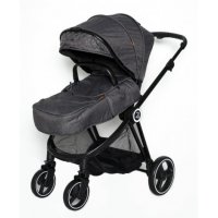 Коляска детская 2в1 BabyZz В102, серая