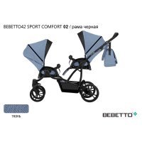 Прогулочная коляска для двойни Bebetto42 Sport Comfort_02_CZA
