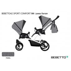Прогулочная коляска для двойни Bebetto42 Sport Comfort_04_BIA