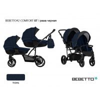 Коляска для двойни Bebetto42 Comfort (2 в 1)_LJ195_CZA