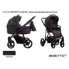 Детская коляска 2 в 1 Bebetto Pascal Premium Class (100% экокожа)_02_DARK