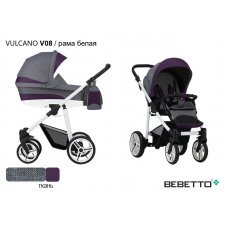 Детская коляска 2 в 1 Bebetto Vulcano_V08_BIA