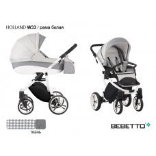 Детская коляска 2 в 1 Bebetto Holland_W33_BIA