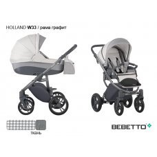 Детская коляска 2 в 1 Bebetto Holland_W33_GRF