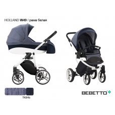 Детская коляска 2 в 1 Bebetto Holland_W49_BIA