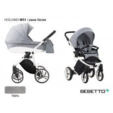 Детская коляска 2 в 1 Bebetto Holland_W51_BIA