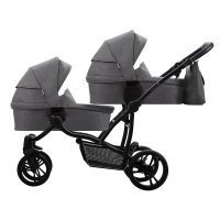 Коляска для двойни Bebetto42 SIMPLE (2 в 1)_SIM05_CZM