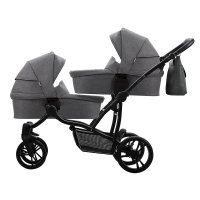 Коляска для двойни Bebetto42 SIMPLE (2 в 1)_SIM05_CZM