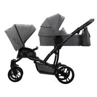 Коляска для двойни Bebetto42 SIMPLE (2 в 1)_SIM05_CZM