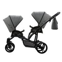 Коляска для двойни Bebetto42 SIMPLE (2 в 1)_SIM05_CZM