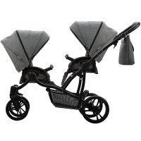 Коляска для двойни Bebetto42 SIMPLE (2 в 1)_SIM05_CZM