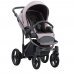 Детская коляска 2 в 1 Bebetto Bresso FLOWERS (экокожа+ткань)_01_GREY