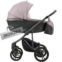 Детская коляска 2 в 1 Bebetto Bresso (экокожа+ткань)_20_GREY
