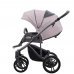 Детская коляска 2 в 1 Bebetto Bresso FLOWERS (экокожа+ткань)_01_GREY