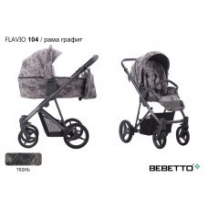 Детская коляска 2 в 1 Bebetto Flavio_104_GRF
