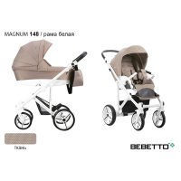 Детская коляска 2 в 1 Bebetto Magnum_148_BIA Детская коляска 2 в 1 Bebetto Magnum_148_BIA