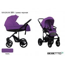 Детская коляска 2 в 1 Bebetto Magnum_351_CZA