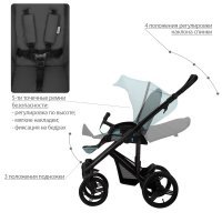 Детская коляска 2 в 1 Bebetto Magnum LUX_02_CZA