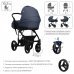 Детская коляска 2 в 1 Bebetto Magnum LUX_05_CZA