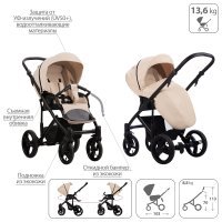 Детская коляска 2 в 1 Bebetto Magnum LUX_07_CZA