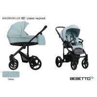 Детская коляска 2 в 1 Bebetto Magnum LUX_02_CZA