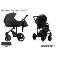 Детская коляска 2 в 1 Bebetto Magnum LUX_06_CZA