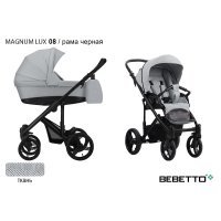 Детская коляска 2 в 1 Bebetto Magnum LUX_08_CZA