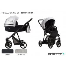 Детская коляска 2 в 1 Bebetto Nitello SHINE (экокожа+ткань)_07_CZM