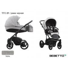Детская коляска 2 в 1 Bebetto Tito_21_CZA