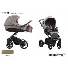 Детская коляска 2 в 1 Bebetto Tito_24_CZA