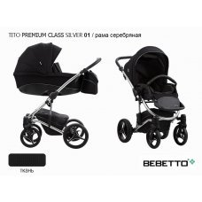 Детская коляска 2 в 1 Bebetto Tito Premium Class_01_SILVER