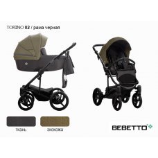 Детская коляска 2 в 1 Bebetto Torino (экокожа+ткань)_02_CZM