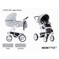 Детская коляска 2 в 1 Bebetto Torino (экокожа+ткань)_05_BIA