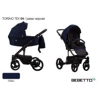 Детская коляска 2 в 1 Bebetto Torino TEX_04_CZM Детская коляска 2 в 1 Bebetto Torino TEX_04_CZM