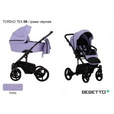 Детская коляска 2 в 1 Bebetto Torino TEX_06_CZM