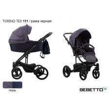 Детская коляска 2 в 1 Bebetto Torino TEX_111_CZM
