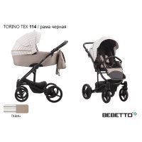 Детская коляска 2 в 1 Bebetto Torino TEX_114_CZM