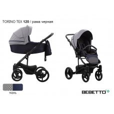 Детская коляска 2 в 1 Bebetto Torino TEX_120_CZM