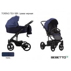 Детская коляска 2 в 1 Bebetto Torino TEX_121_CZM