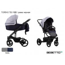 Детская коляска 2 в 1 Bebetto Torino TEX_122_CZM