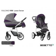 Детская коляска 2 в 1 Bebetto Vulcano_V08_BIA