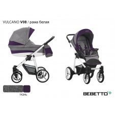 Детская коляска 2 в 1 Bebetto Vulcano_V08_BIA