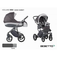 Детская коляска 2 в 1 Bebetto Holland_W08_GRF Детская коляска 2 в 1 Bebetto Holland_W08_GRF