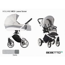 Детская коляска 2 в 1 Bebetto Holland_W33_BIA