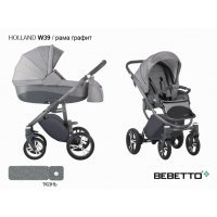 Детская коляска 2 в 1 Bebetto Holland_W39_GRF Детская коляска 2 в 1 Bebetto Holland_W39_GRF