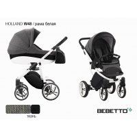 Детская коляска 2 в 1 Bebetto Holland_W48_BIA