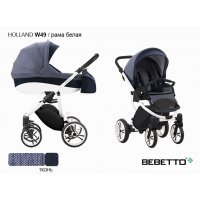 Детская коляска 2 в 1 Bebetto Holland_W49_BIA