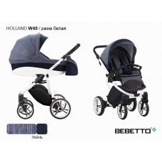 Детская коляска 2 в 1 Bebetto Holland_W49_BIA